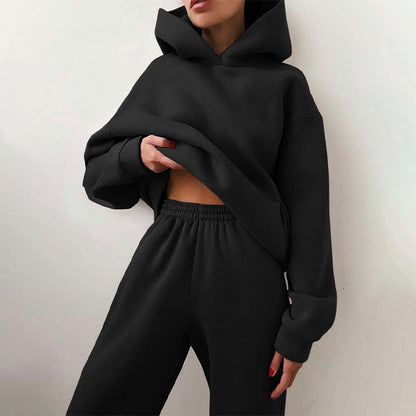 Damen Oversize‑Hoodie & Jogger‑Set mit komfortabler Passform