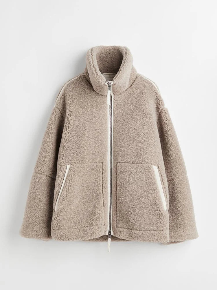 Raegan - Warme Teddyjacke