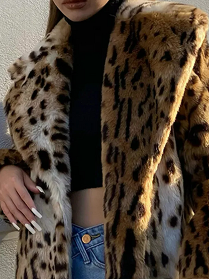 Felicitas Lose Tiger Druck Mantel