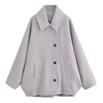Elspeth - Wollmantel - Schick - Wärmtend und Luxuriöss Material - Ideal für Winter für Damen