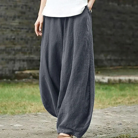 Lavelle - Baumwoll-Leinen Hose