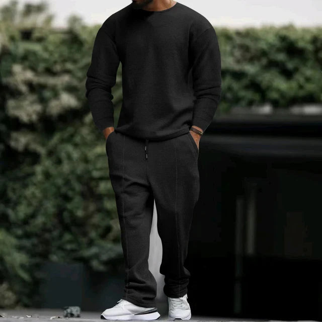 Nicholas - Klassischer Warmer Trainingsanzug für Männer [Pullover+Hose]