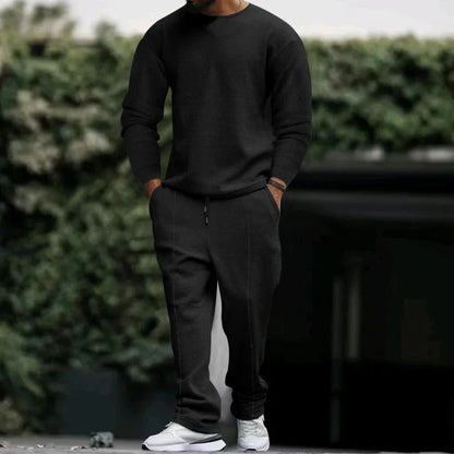 Nicholas - Klassischer Warmer Trainingsanzug für Männer [Pullover+Hose]