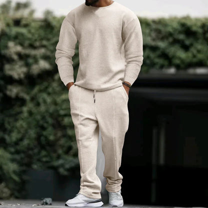 Nicholas - Klassischer Warmer Trainingsanzug für Männer [Pullover+Hose]