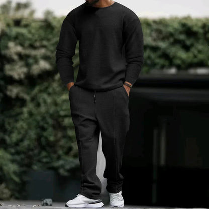 Nicholas - Klassischer Warmer Trainingsanzug für Männer [Pullover+Hose]
