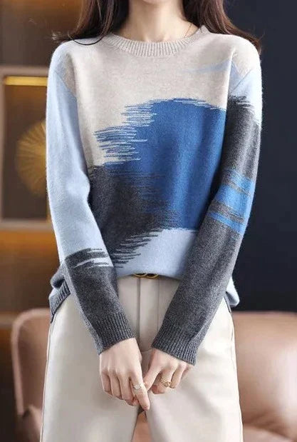Neva Tie-Dye Pullover – Stilvoll, Bequem & Zeitlos