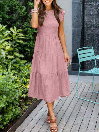 FAITH - Elegantes Kleid mit Rundhalsausschnitt