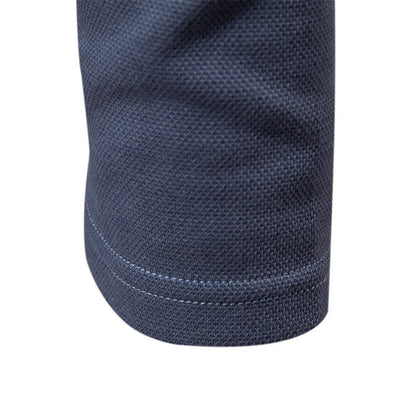 Langarm Poloshirt für Herren mit klassischem Kragen und stilvollem Schnitt – perfekt für Freizeit, Büro und Alltag