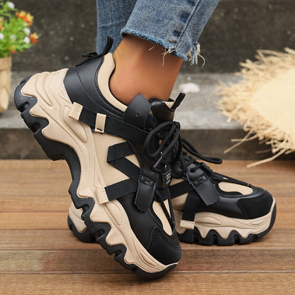 Lässige Colorblock-Sneaker für Damen | Perfekt für Alltag