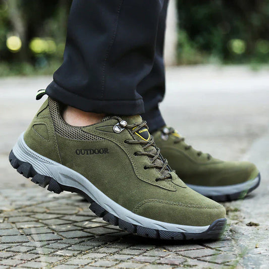 Wanderschuhe Herren – Rutschfeste Outdoor Trekkingschuhe mit Profilsohle & Dämpfung