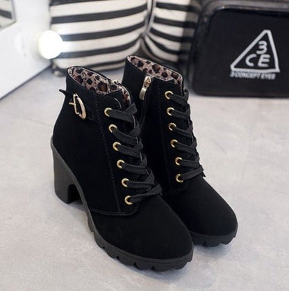 Ava - Schnürstiefeletten zum Aufpeppen deines Herbst Outfits