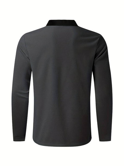 Zweiteiliges Herren Outfit Set – Modisches Freizeit- & Trainingsanzug Set mit Stehkragen