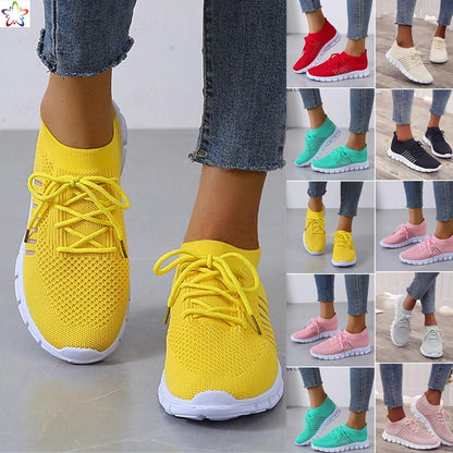 Romy - Lebendiges Mesh, leichte, bequeme Sport-Sneaker | Comfort Fit Casual Sport Sneakers damen