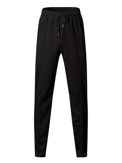 Zweiteiliges Herren Outfit Set – Modisches Freizeit- & Trainingsanzug Set mit Stehkragen
