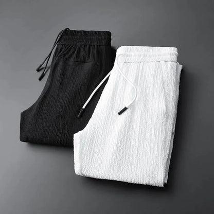 Herren Zweiteiler Set mit Sakko & Jogginghose – Modernes Casual Suit mit Stretch & Kordelzug – Bequemer Anzug für Business, Events & Freizeit
