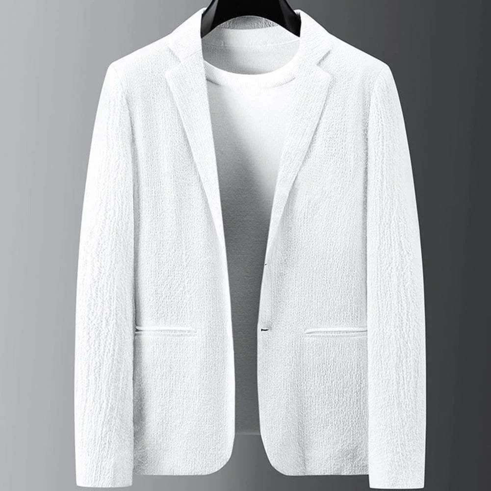 Herren Zweiteiler Set mit Sakko & Jogginghose – Modernes Casual Suit mit Stretch & Kordelzug – Bequemer Anzug für Business, Events & Freizeit