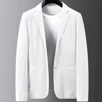 Herren Zweiteiler Set mit Sakko & Jogginghose – Modernes Casual Suit mit Stretch & Kordelzug – Bequemer Anzug für Business, Events & Freizeit