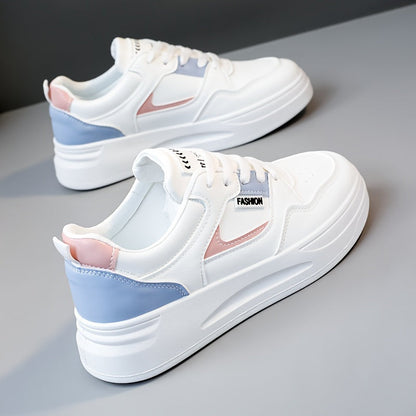 Stilvolle Colorblock Plateau-Sneaker für Damen | Perfekt für den Alltag