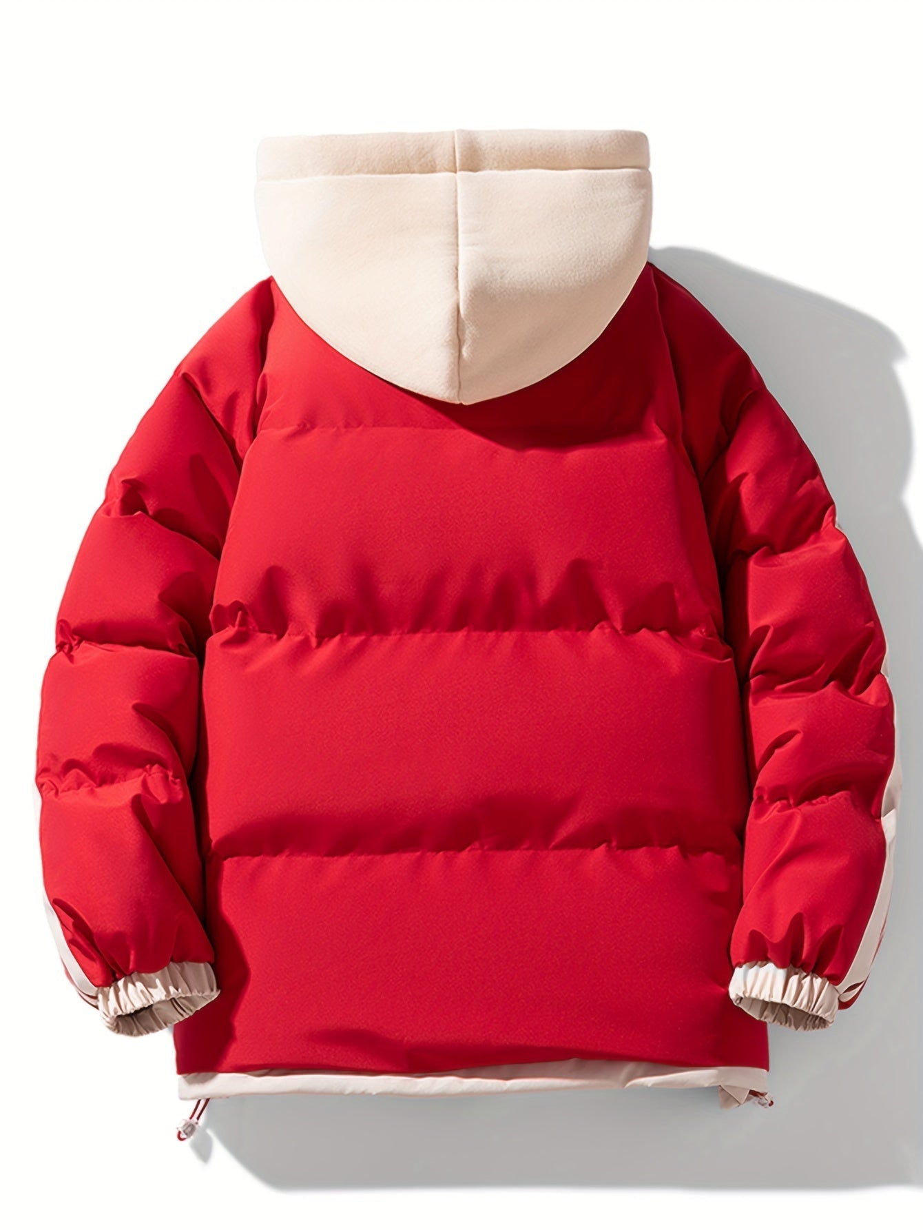 Lässige warme Puffer-Winterjacke mit Kapuze für Damen | Perfekt für Outdoor-Aktivitäten