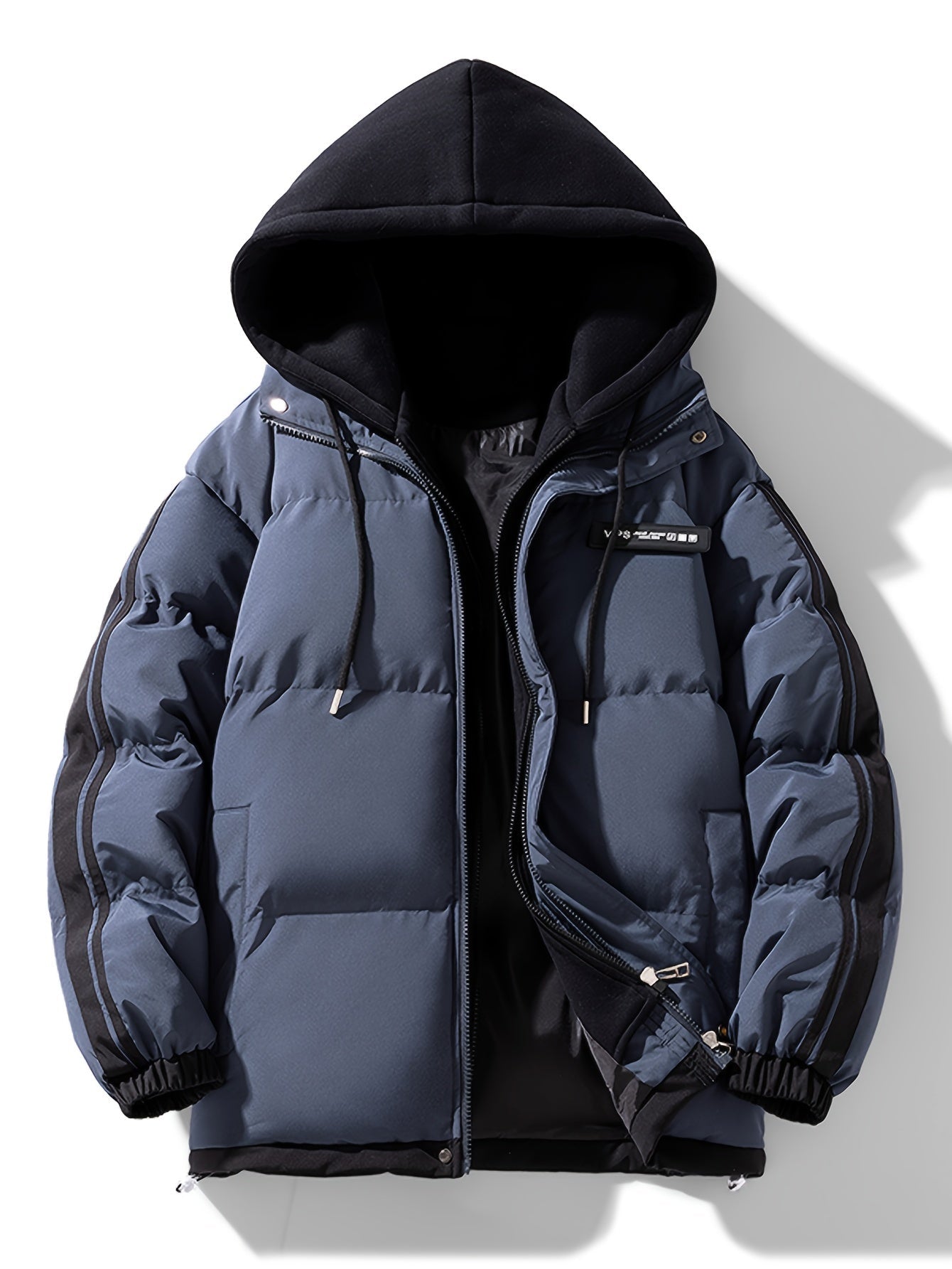 Lässige warme Puffer-Winterjacke mit Kapuze für Damen | Perfekt für Outdoor-Aktivitäten