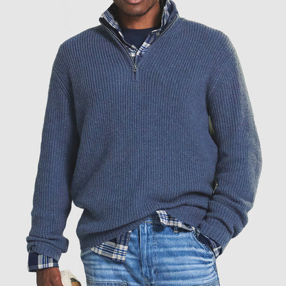 Pullover mit Zip-Verschluss
