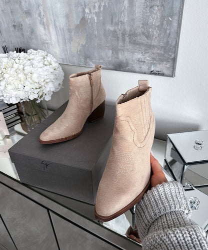Stiefeletten Allie Beige