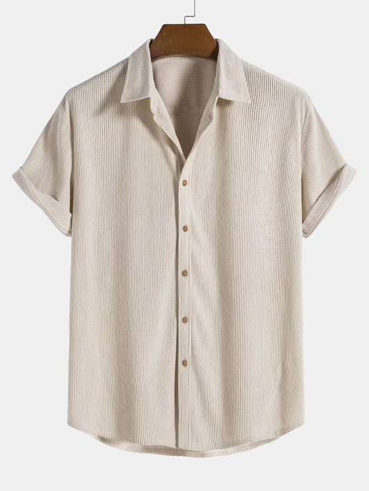 Kurzarm Herrenhemd mit Knopfleiste – Leichtes Sommerhemd im entspannten Casual Look