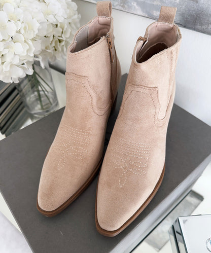 Stiefeletten Allie Beige