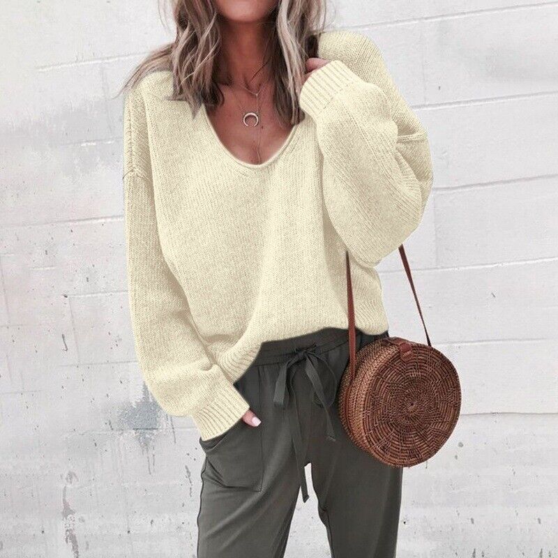 Elois - Pullover mit V-Ausschnitt