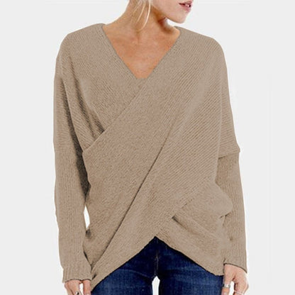 Marjolaine - Gekreuzter Pullover