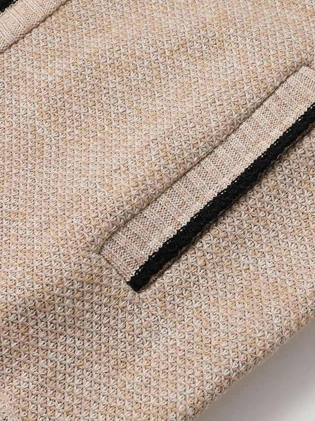 RALPH POLO - Stylischer Zipper Strickpullover für Herren (italienisches Design)